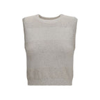 Beige Cotton Sweatshirt