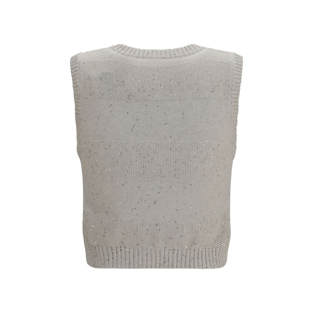 Beige Cotton Sweatshirt