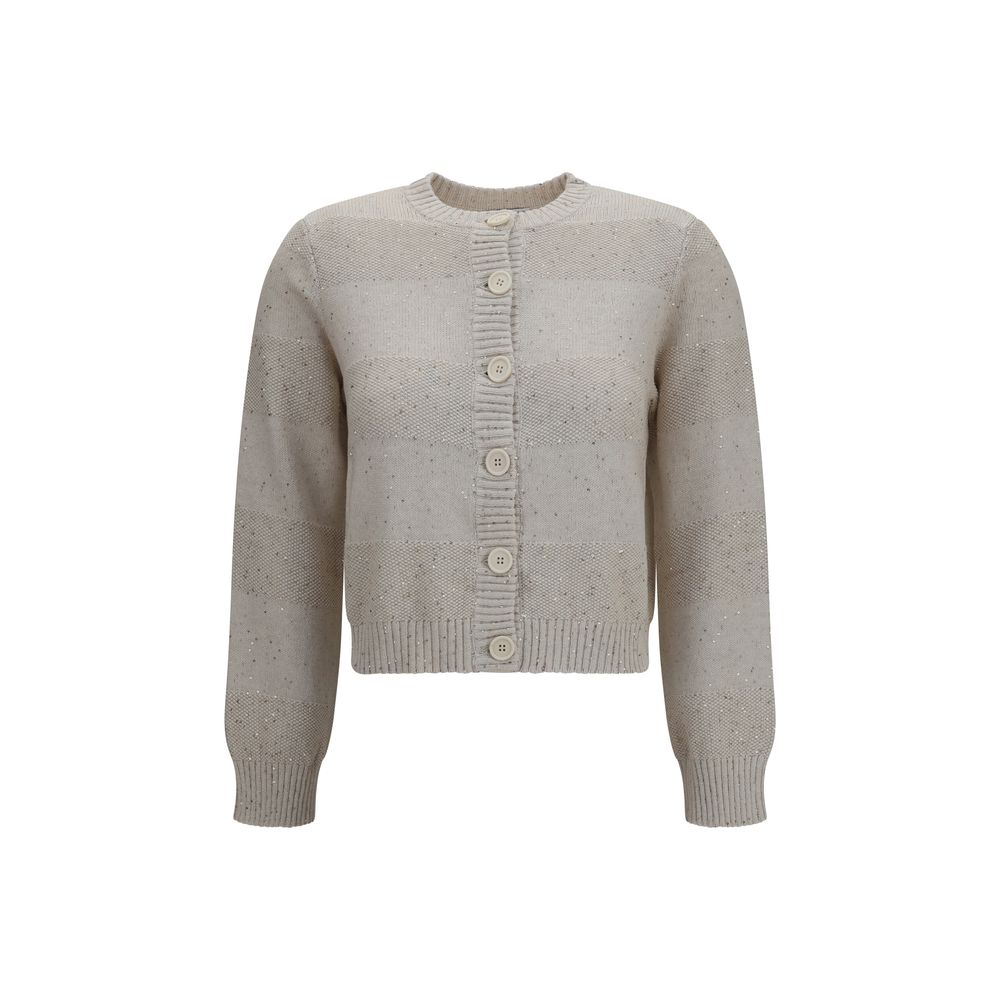 Beige Cotton Sweatshirt