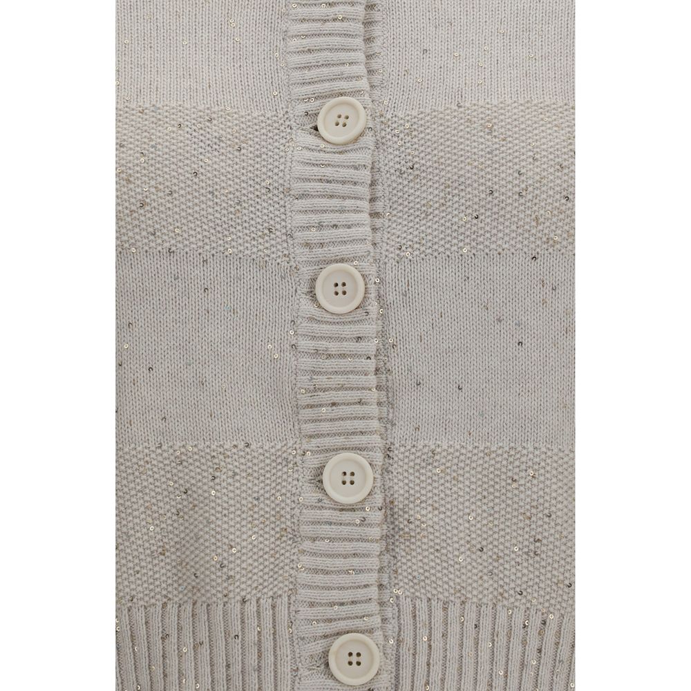 Beige Cotton Sweatshirt