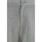 Gray Cotton Bermuda Shorts