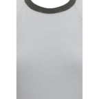White Polyamide One-Piece Swimsuit