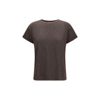 Brown Nylon T-Shirt