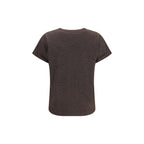 Brown Nylon T-Shirt