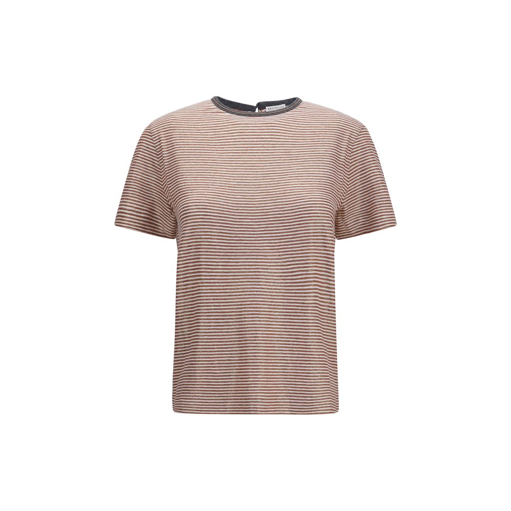Orange Linen T-Shirt