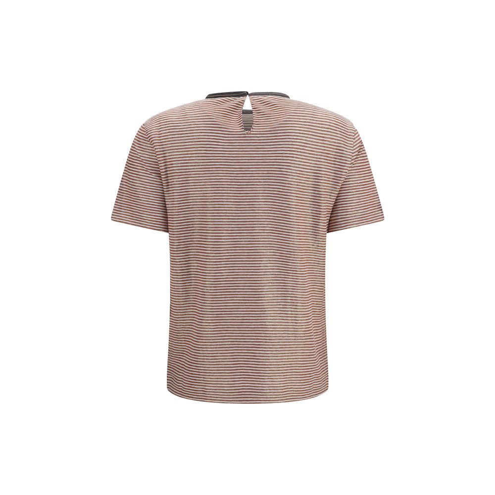 Orange Linen T-Shirt