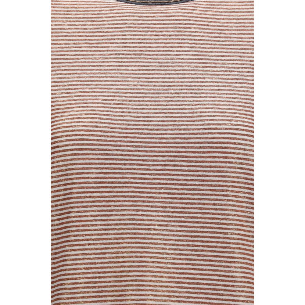 Orange Linen T-Shirt