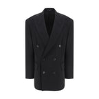 Black Wool Oves Aries Blazer