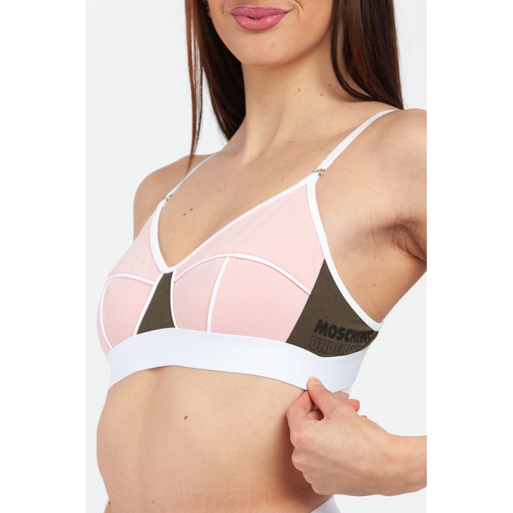 Multicolor Cotton Bra