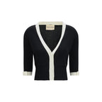 Black Cotton Cardigan