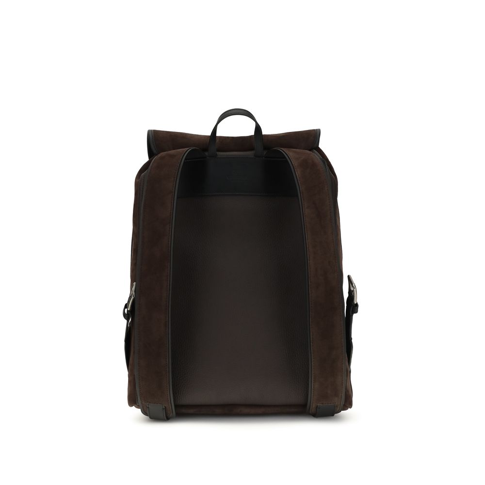 Brown Calf Leather Bos Taurus Backpack