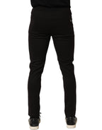 Black Wool Jogger Men Sweatpants Trouser Pants
