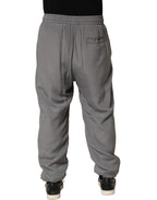 Gray Cotton Jogger Sweatpants Trouser Pants