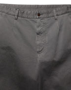 Dark Gray MidWaist Straight Men Trouser Pants