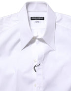 White MARTINI Long Sleeves Men Dress Shirt
