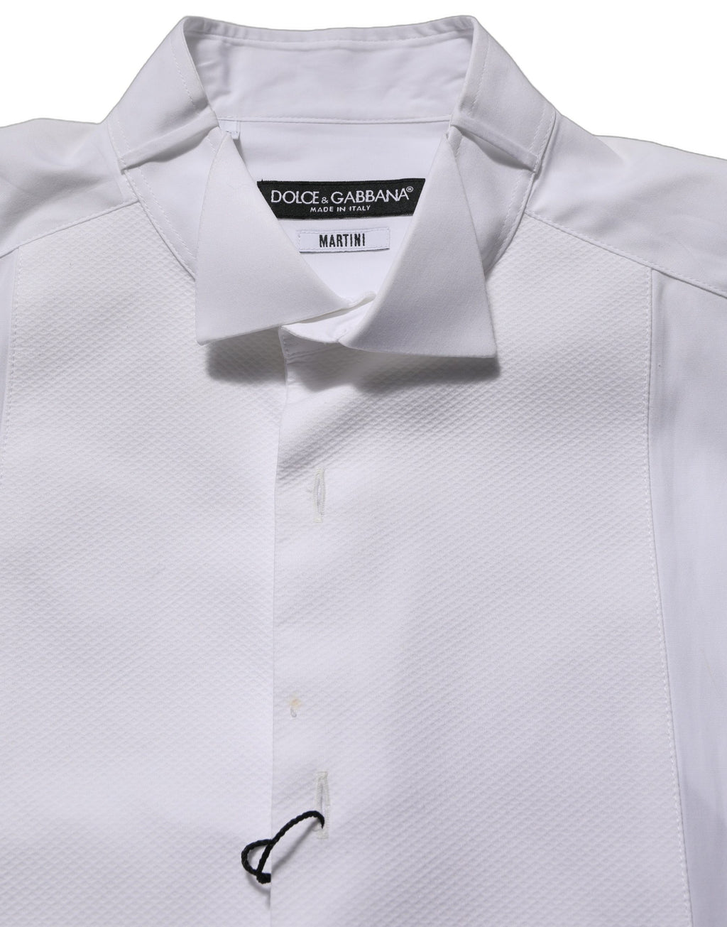 White Cotton MARTINI Sleeveless Men Dress Shirt
