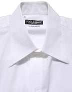 White Cotton Sleeveless Formal Dress Shirt