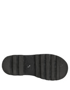 Black Leather Lace Up Men Combat Boots Shoes
