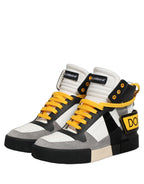 Multicolor Leather High Top Sneakers Shoes