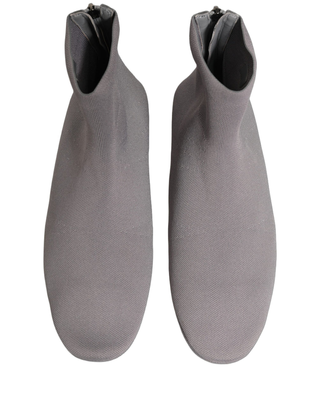 Gray Stretch Mesh Men Ankle Boots Shoes