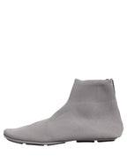 Gray Stretch Mesh Men Ankle Boots Shoes