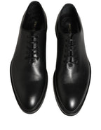 Black Leather Men Oxford Dress Formal Shoes