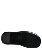 White Faux Fur Flats Men Slides Sandals Shoes