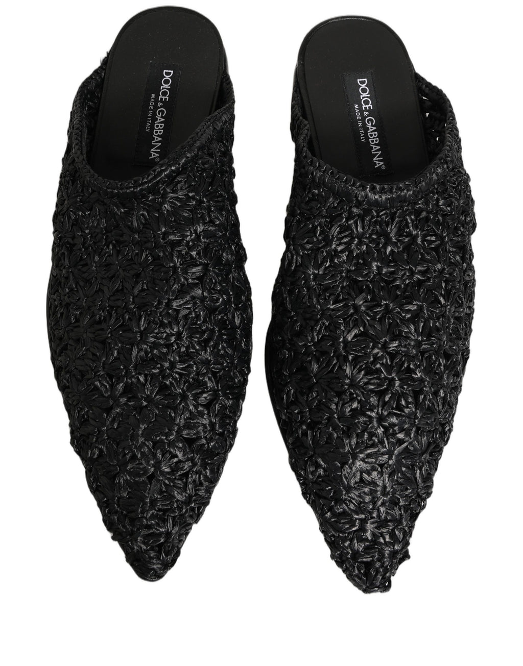Black Mules Slides Slippers Men Flats Shoes