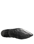 Black Mules Slides Slippers Men Flats Shoes