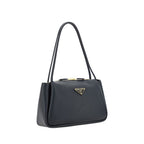 Black Calf Leather Bos Taurus Handbag