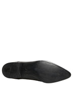 Black Leather Derby Dress Men Formal Shoes