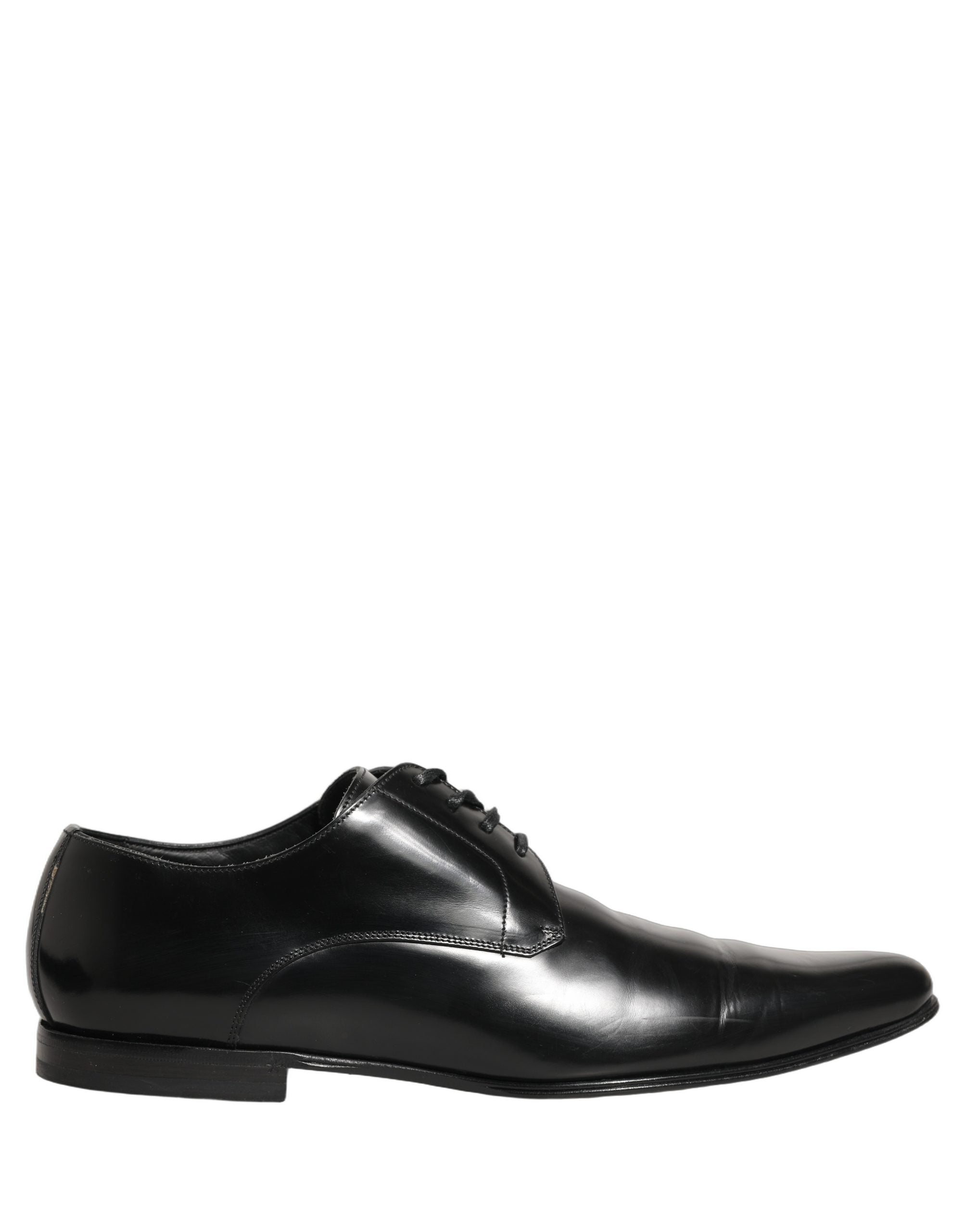 Black Leather Derby Dress Men Formal Shoes