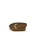 Beige Calf Leather Bos Taurus Regular Belt