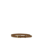 Beige Calf Leather Bos Taurus Regular Belt