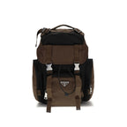 Brown Recycled Polyamide Backpack