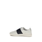 Blue Calf Leather Bos Taurus Low Top Sneakers