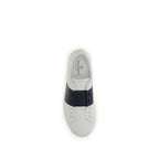 Blue Calf Leather Bos Taurus Low Top Sneakers