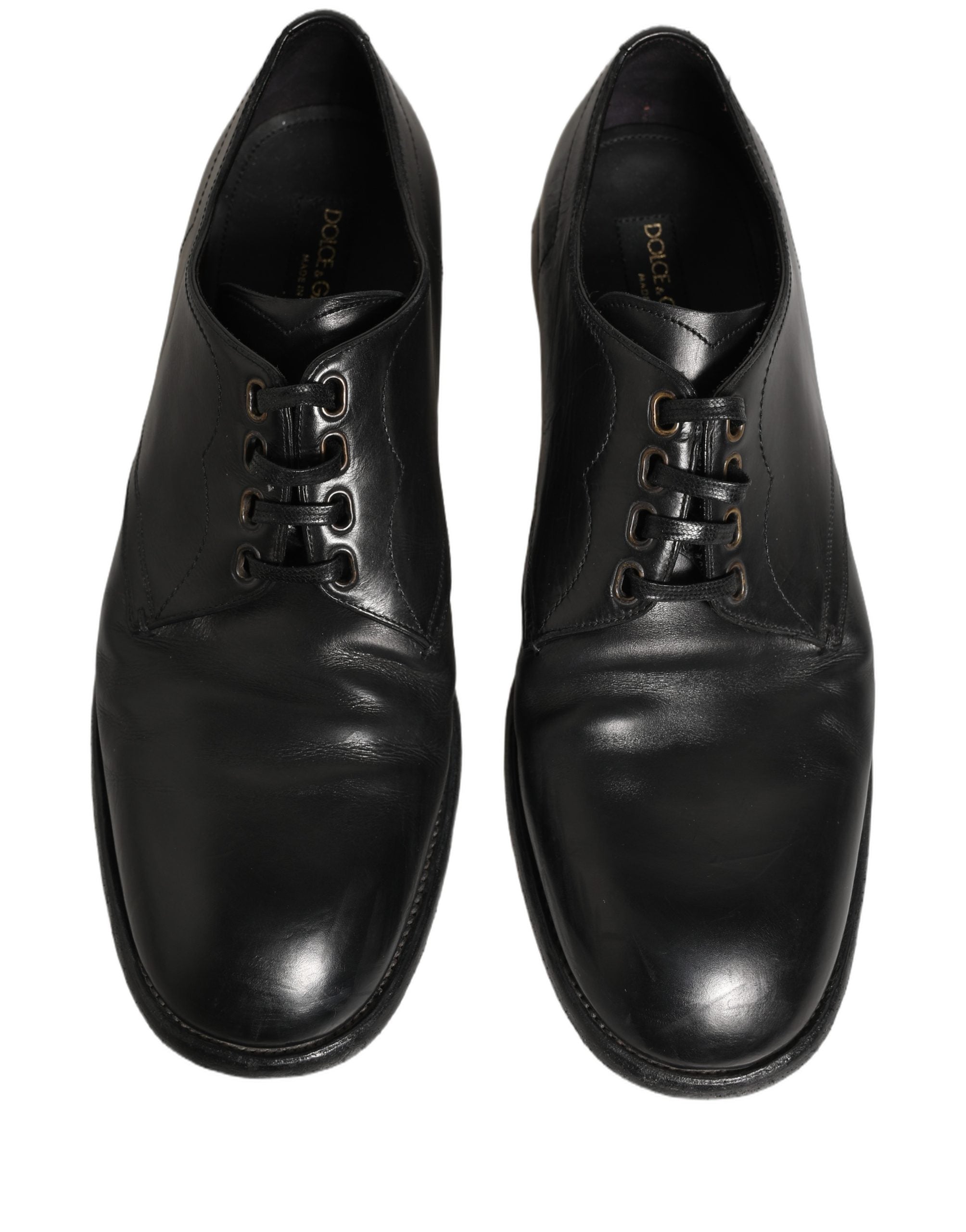 Black Leather Derby Dress Men Formal Shoes