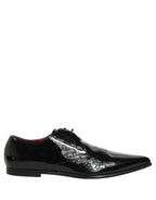 Black Leather Men Derby Dress Formal Shoes