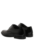 Black Leather Men Derby Dress Men Formal Shoes