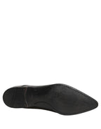 Black Leather Derby Dress Men Formal Shoes