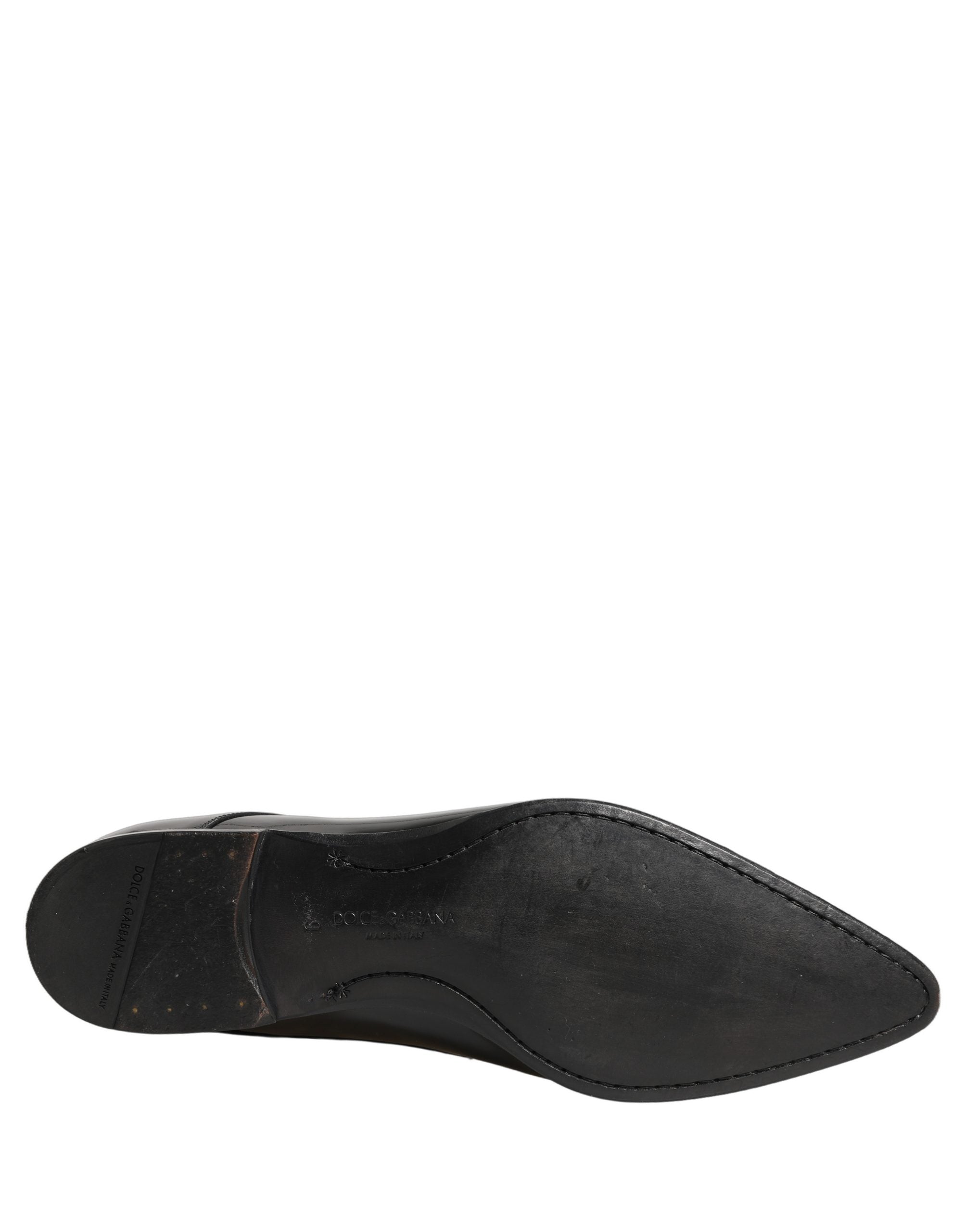 Black Leather Derby Dress Men Formal Shoes