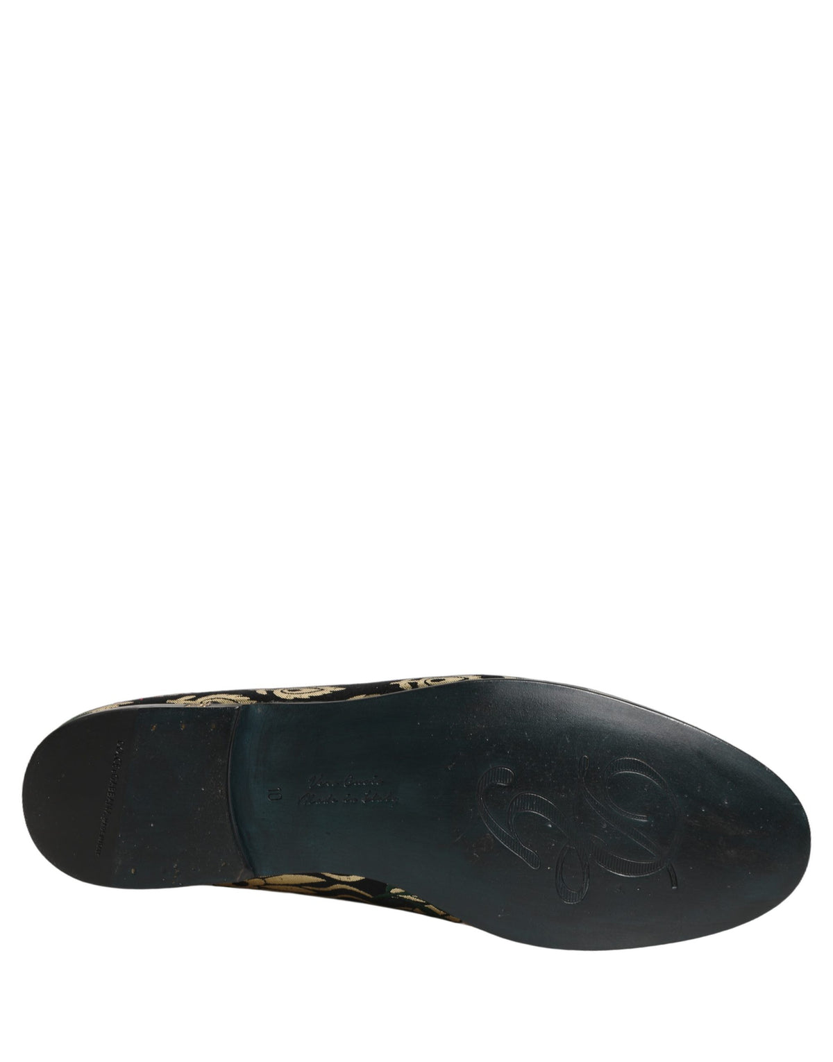 Black Jacquard Floral Loafers Men Dress Shoes