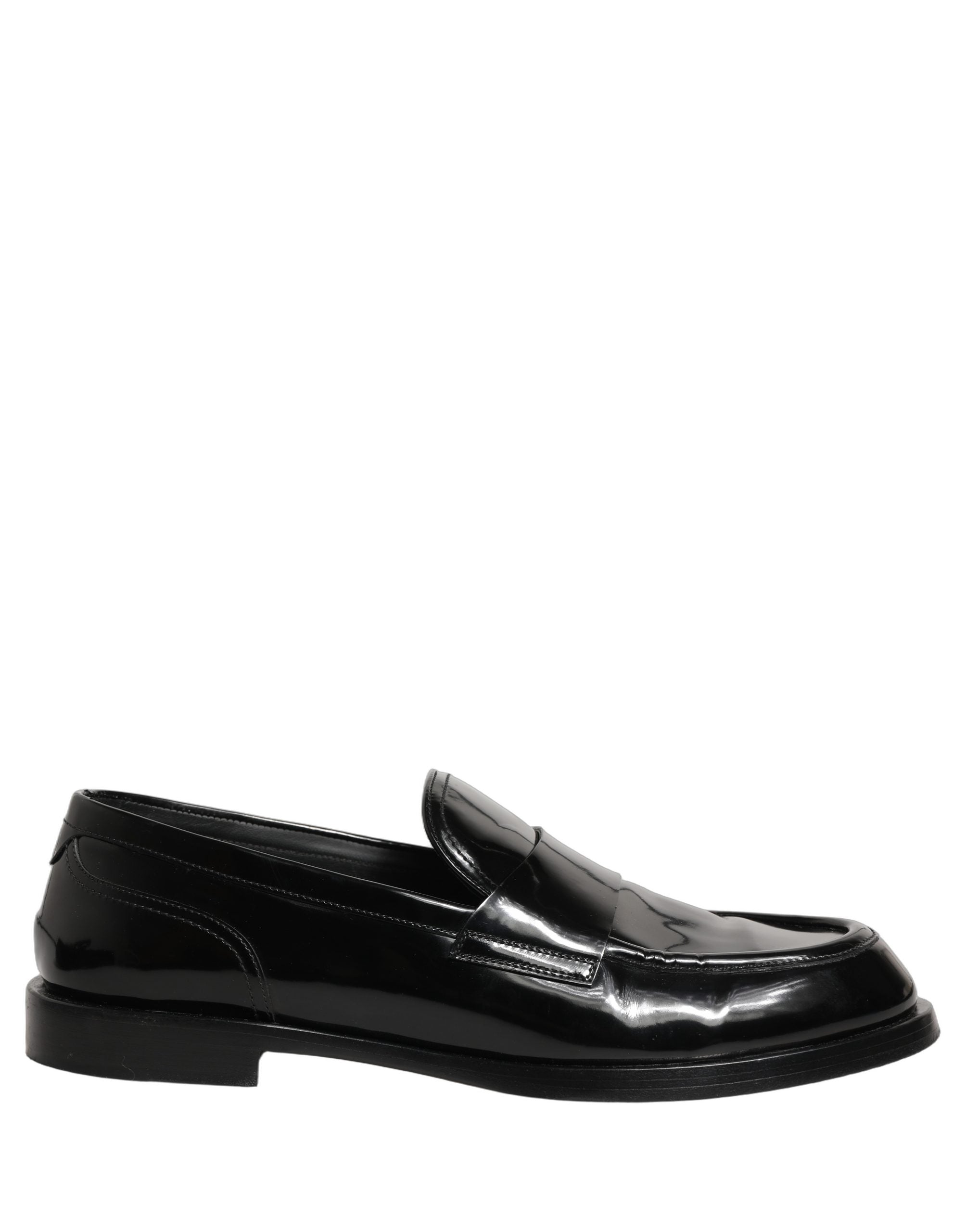 Black Leather Formal Men Dress Loafers Shoes
