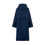 Blue Polyester Coat