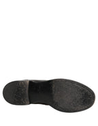 Black Leather Formal Men Dress Loafers Shoes