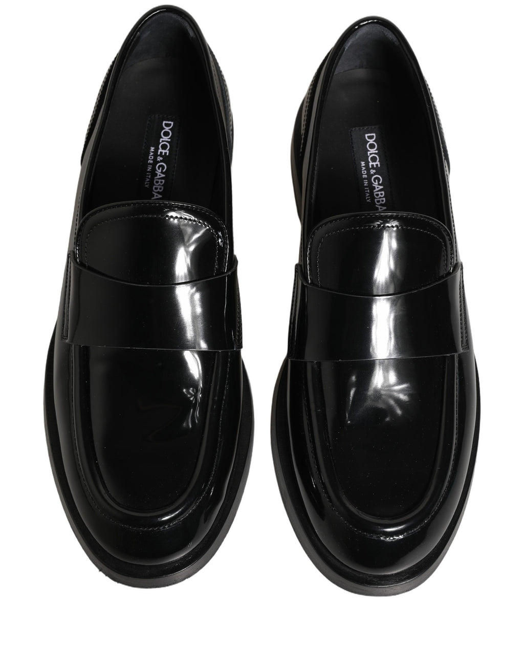 Black Leather Formal Men Dress Loafers Shoes