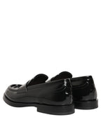 Black Leather Formal Men Dress Loafers Shoes