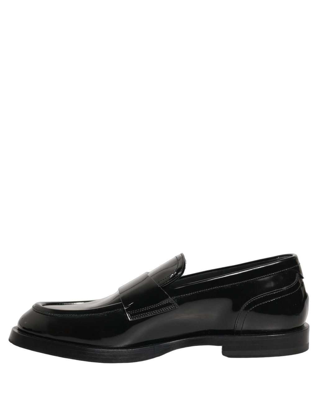 Black Leather Formal Men Dress Loafers Shoes