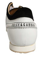 Black White Leather Suede Low Top Sneakers Shoes